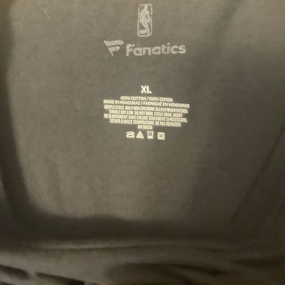 Black Fantatics with hardwood LA Lakers hardwood logo graphic design T-shirt - Picture 4 of 4